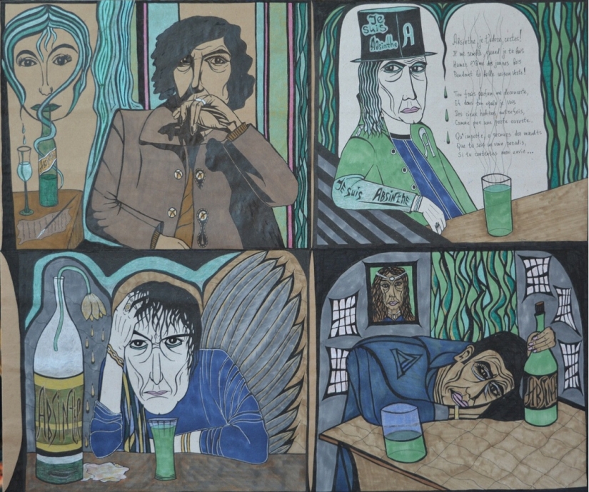 La absenta es un genio para la mediocridad, pero la muerte es para un verdadero genio La absenta es un genio para la mediocridad, pero la muerte es para un verdadero genio