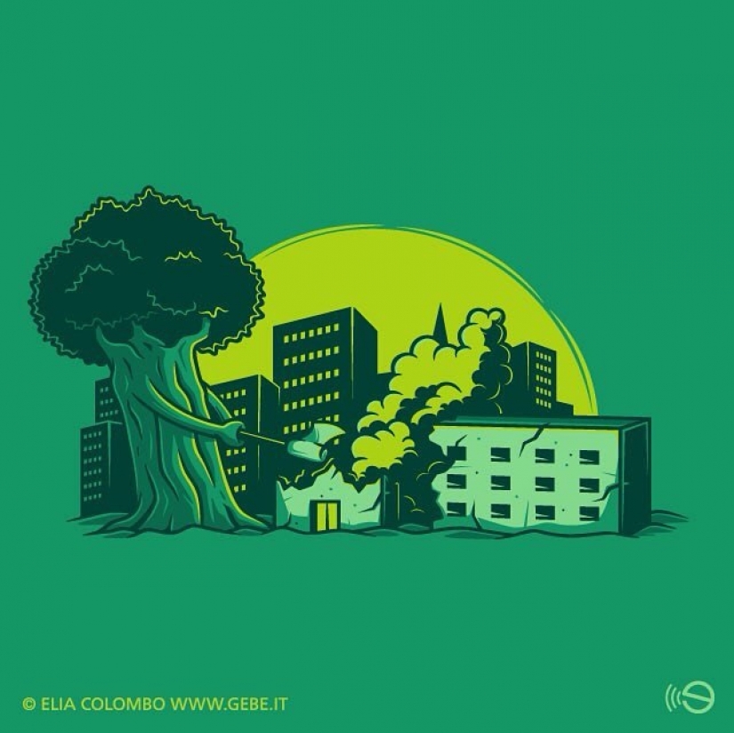 La amarga verdad sobre la vida moderna en las ilustraciones de italiano