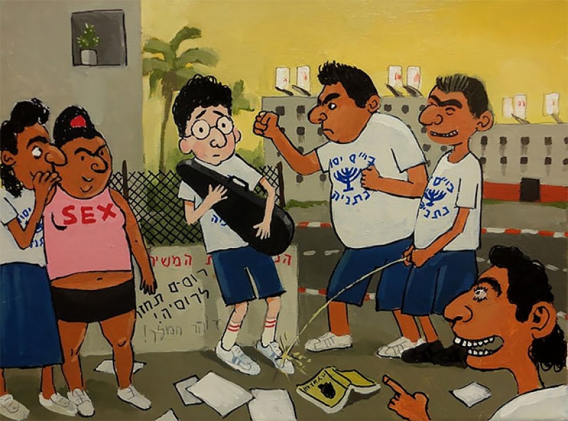 La artista Zoya Cherkasskaya dibuja con humor recuerdos de su infancia soviética