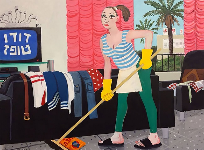 La artista Zoya Cherkasskaya dibuja con humor recuerdos de su infancia soviética