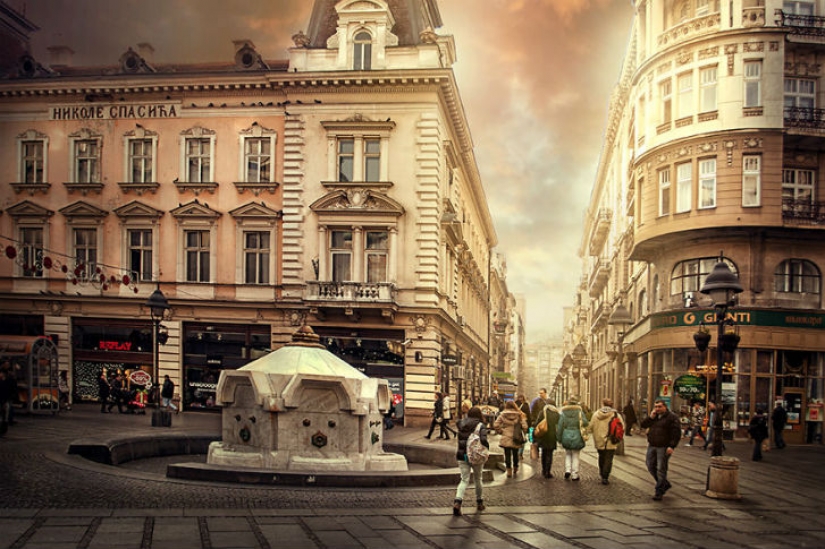 La belleza de Belgrado en la atmósfera fotos