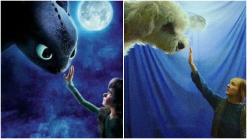 La familia creativa recreó los famosos carteles de películas para no aburrirse en cuarentena