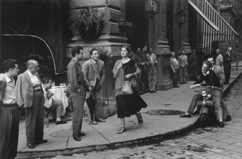 La legendaria serie fotográfica de Ruth Orkin "Una mujer americana en Florencia"