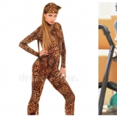 La madre se convirtió en una mujer leopardo para que los niños dejaran de hacer un desastre en casa