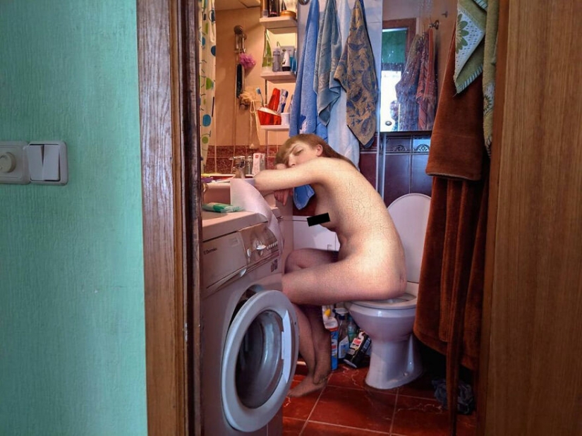 La ninfa en el asiento reservado y otros collages de Alexey Kondakov