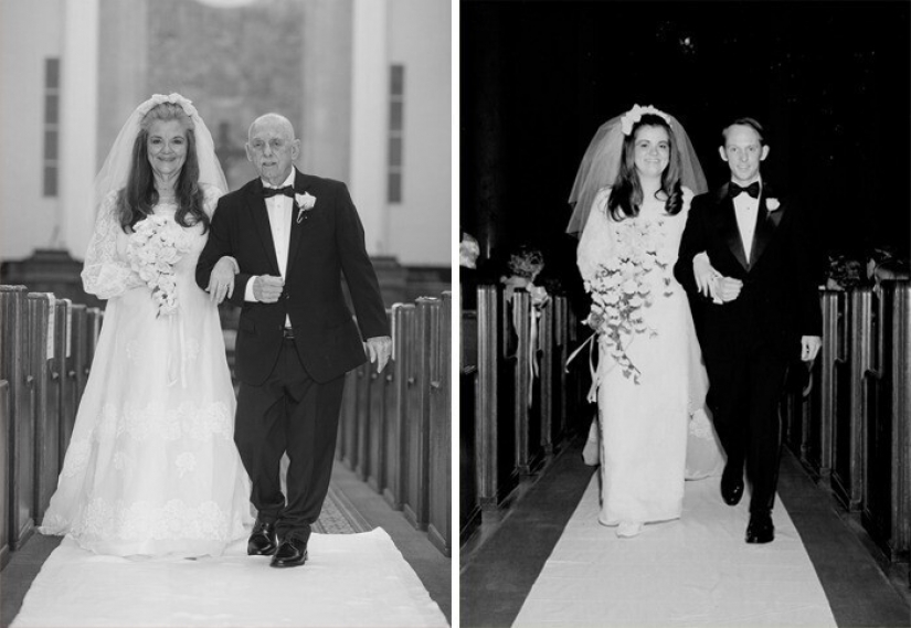 La pareja ganó el Internet con una sesión de fotos de los 50 años de aniversario de boda La pareja ganó el Internet con una sesión de fotos de los 50 años de aniversario de boda