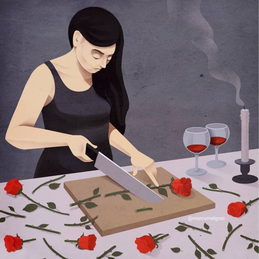 La triste verdad acerca de la vida moderna: 20 provocativa ilustraciones de Marco Melgrati La triste verdad acerca de la vida moderna: 20 provocativa ilustraciones de Marco Melgrati