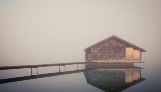 Landscapes reflected in water