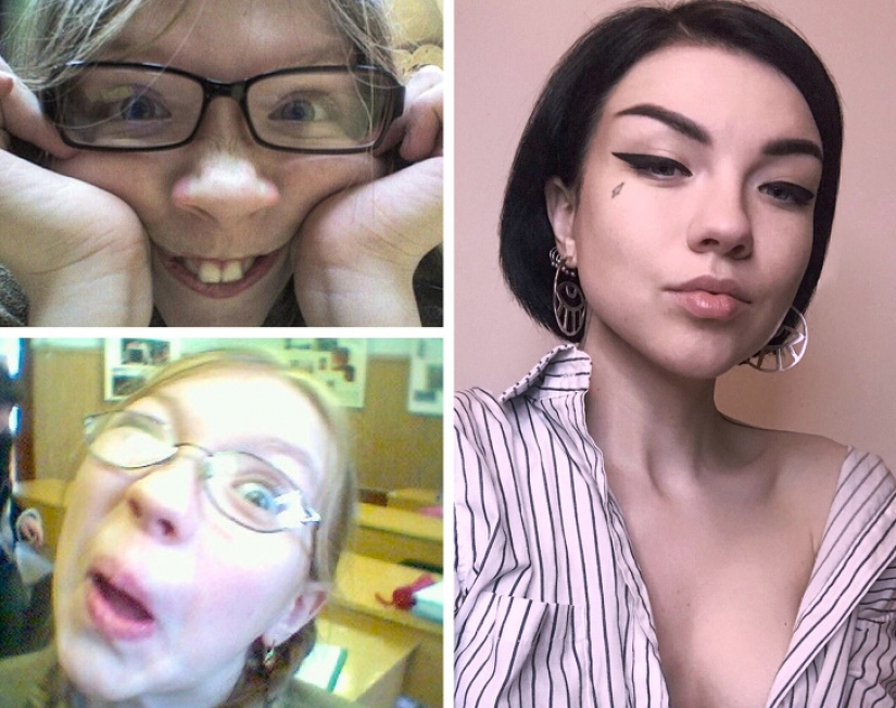 Las chicas revelaron cómo la apariencia puede cambiar con los años.