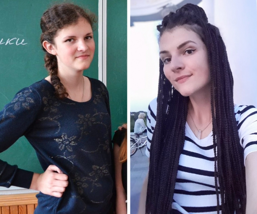 Las chicas revelaron cómo la apariencia puede cambiar con los años.