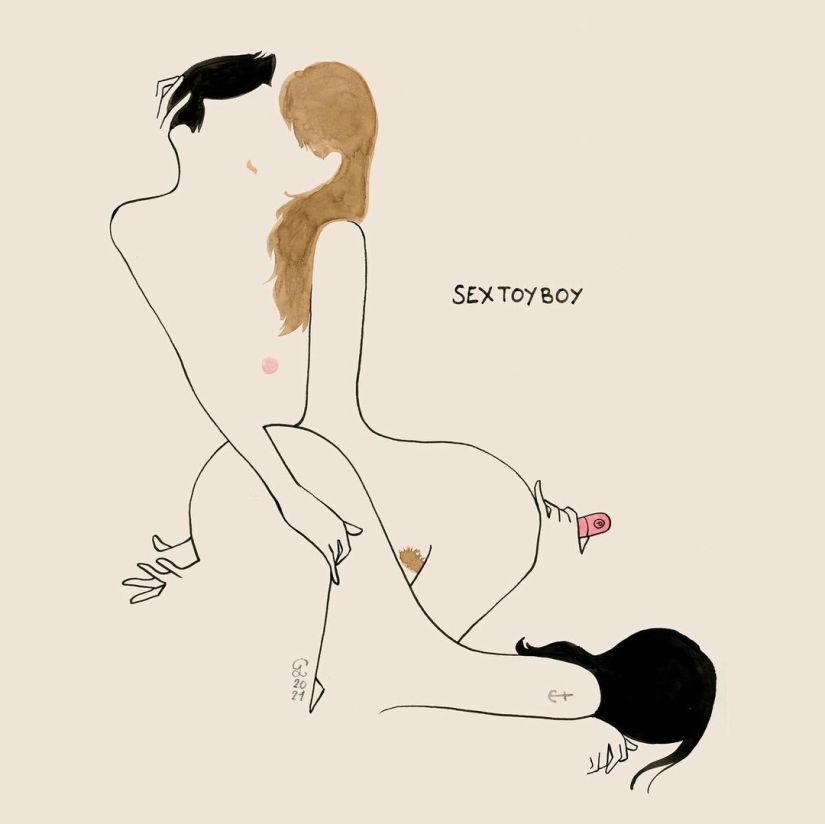 Las ilustraciones lúdicas de un artista anónimo encienden la imaginación