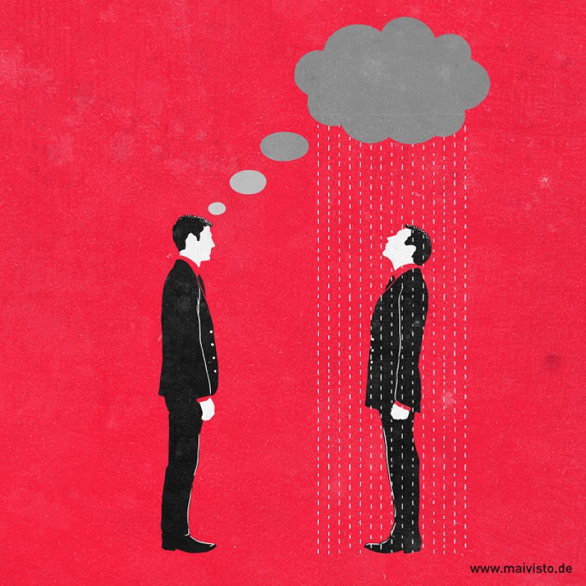 Las ilustraciones despiadadas no son para todos con un significado profundo