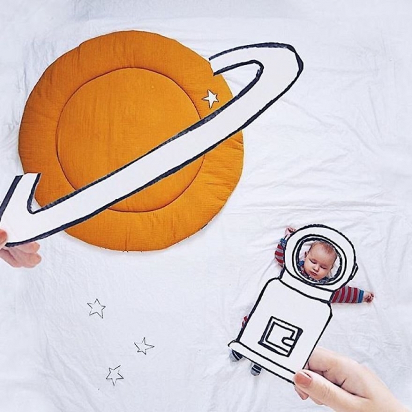 Las mejores ideas para las fotos de su bebé: imágenes de un increíblemente positiva de las madres en la plaza