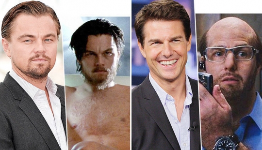 Leonardo DiCaprio, Tom cruise, y 16 sexo de los personajes, mutilado a sí mismo para el papel