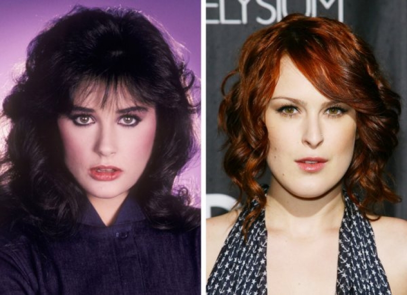 Like mother, like daughter: celebrity parents and their children at the same age Like mother, like daughter: celebrity parents and their children at the same age