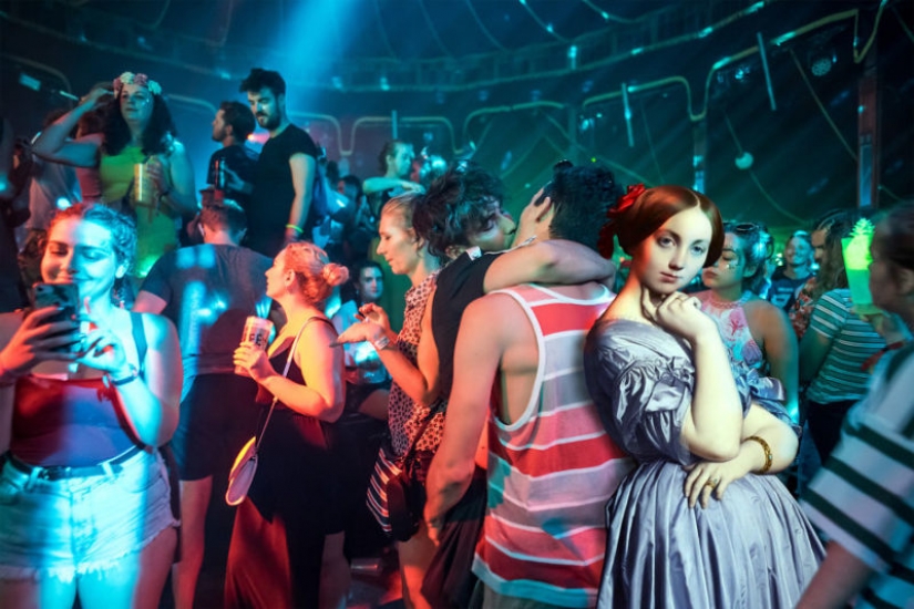 Like the Mona Lisa used to hang on the "European Burning Man"