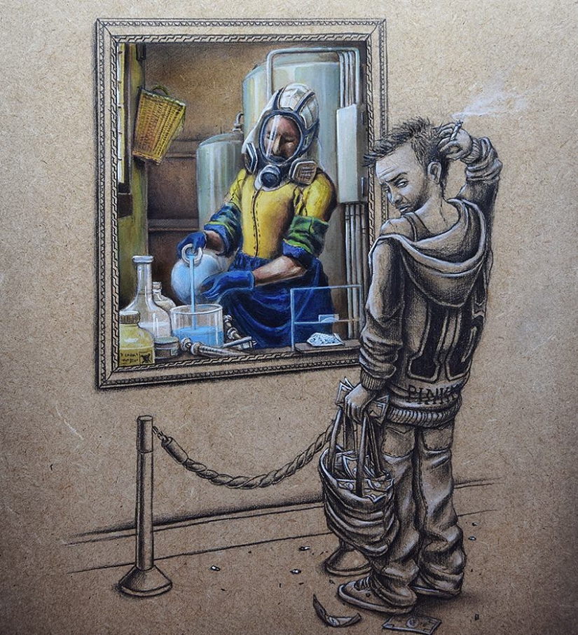 Lo que si Steve jobs y Jesse Pinkman se reúnen los héroes de pinturas clásicas Lo que si Steve jobs y Jesse Pinkman se reúnen los héroes de pinturas clásicas