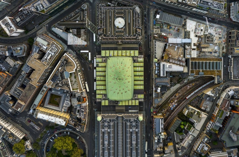 Londres desde un helicóptero