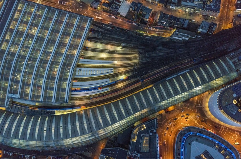 Londres desde un helicóptero