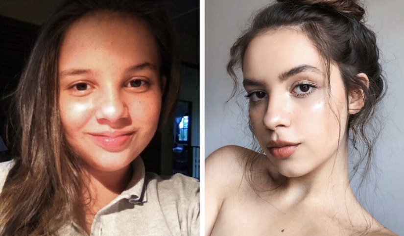 Los usuarios de Twitter mostraron su primera selfie y demostraron que se puede transformar