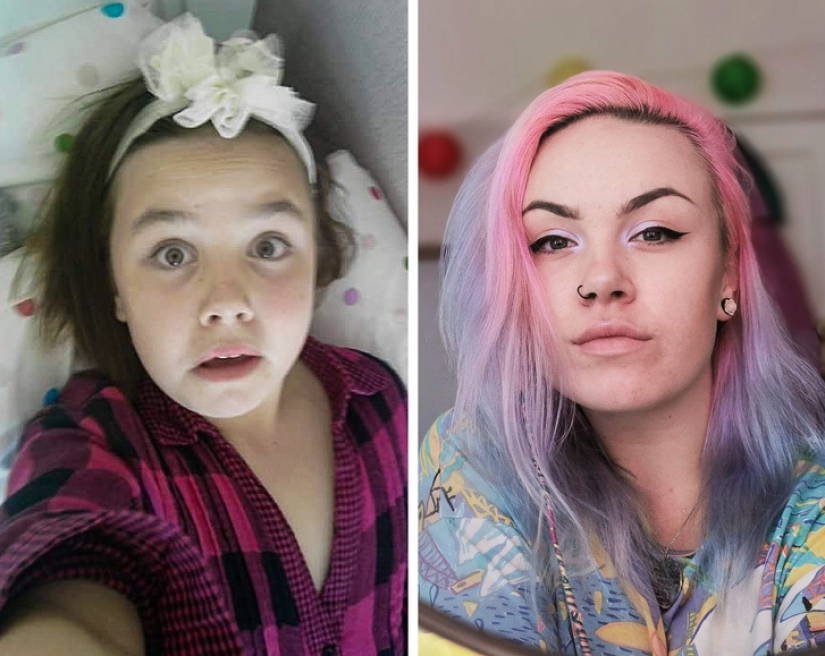 Los usuarios de Twitter mostraron su primera selfie y demostraron que se puede transformar