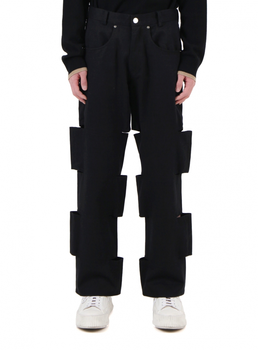 Los vaqueros de diseño extraños de una marca de Corea del Sur impresionan y fascinan