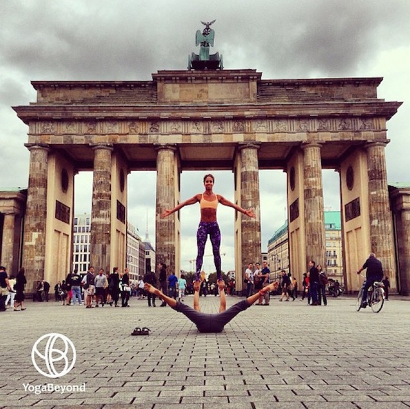 Love and yoga lessons can be found everywhere Love and yoga lessons can be found everywhere