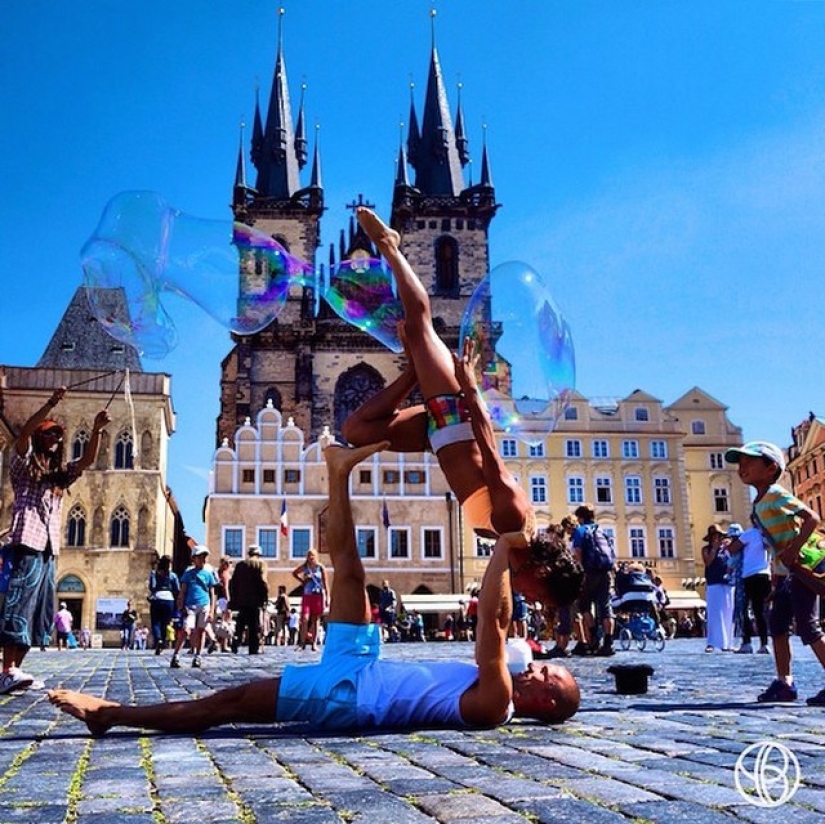 Love and yoga lessons can be found everywhere Love and yoga lessons can be found everywhere