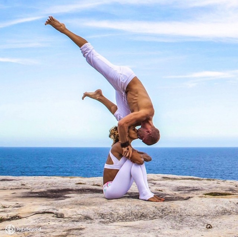 Love and yoga lessons can be found everywhere Love and yoga lessons can be found everywhere