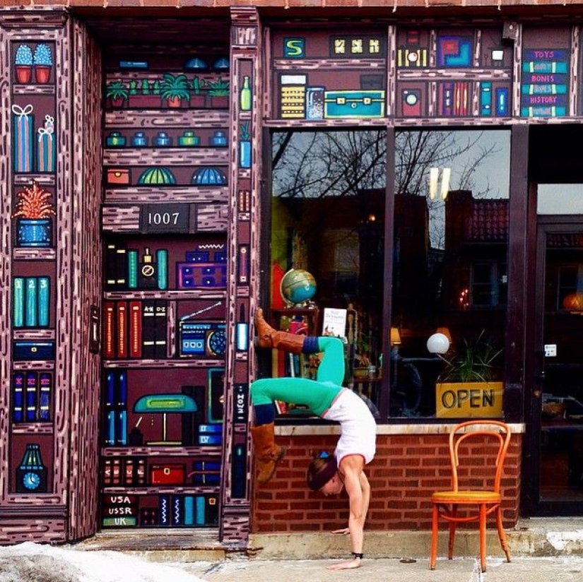 Love and yoga lessons can be found everywhere Love and yoga lessons can be found everywhere