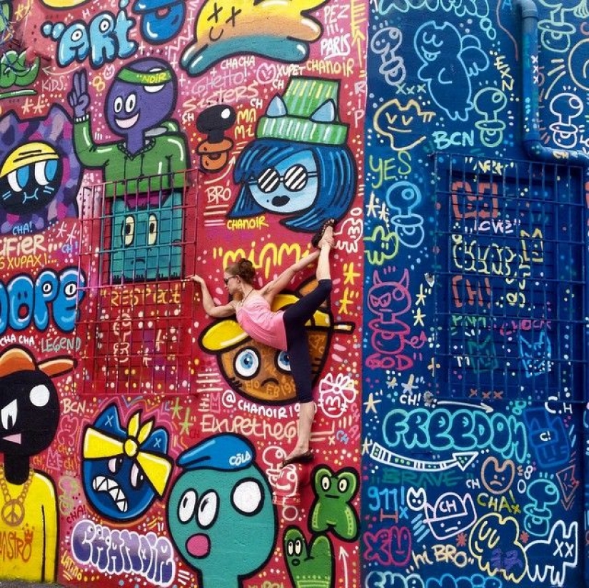 Love and yoga lessons can be found everywhere Love and yoga lessons can be found everywhere