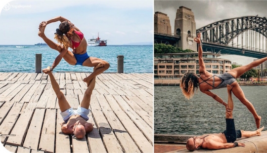 Love and yoga lessons can be found everywhere