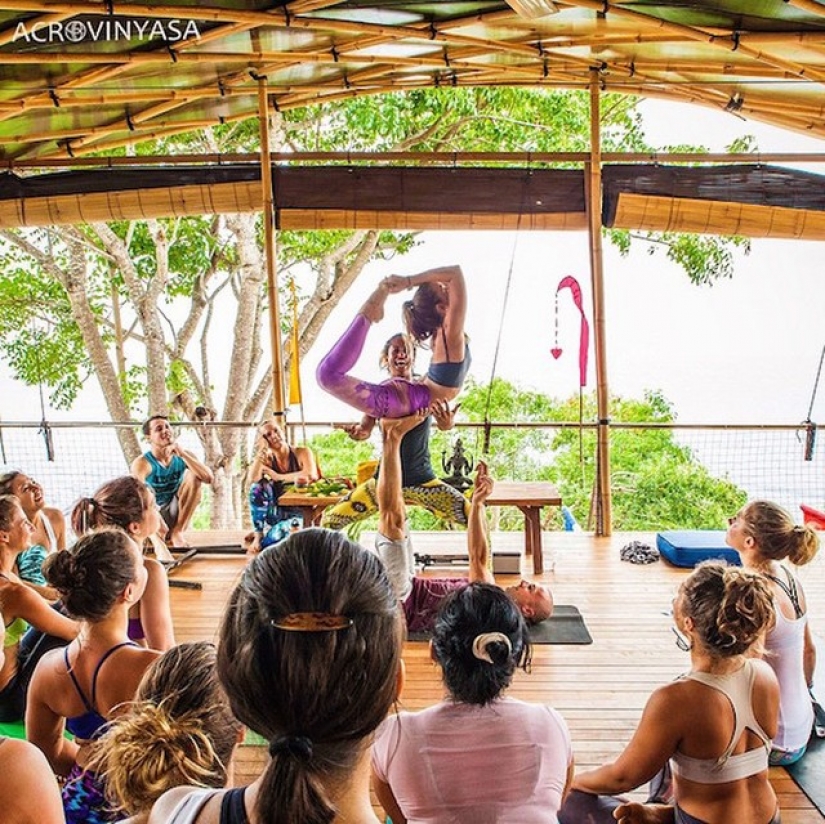 Love and yoga lessons can be found everywhere Love and yoga lessons can be found everywhere