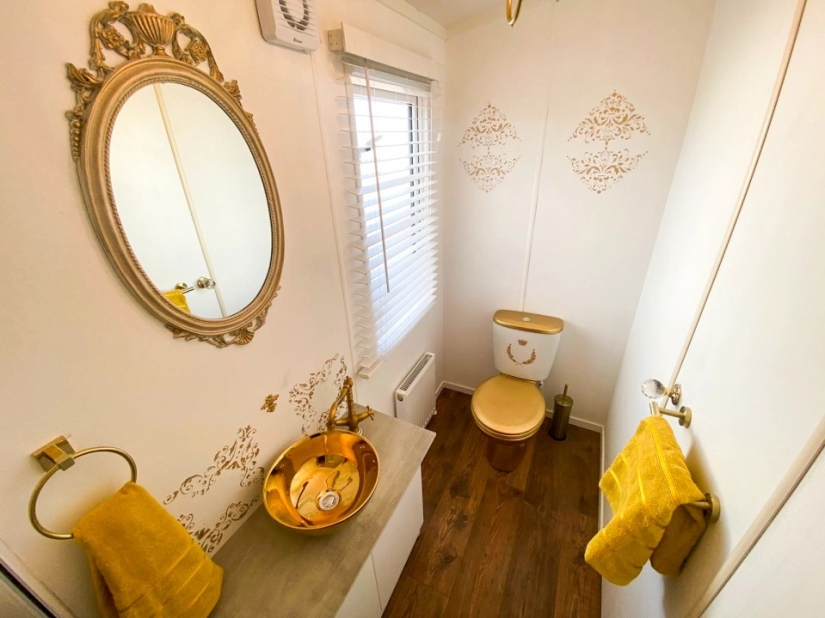 Lujo sobre ruedas: en Inglaterra se puede pasar una noche inolvidable en el Royal van con un baño de oro