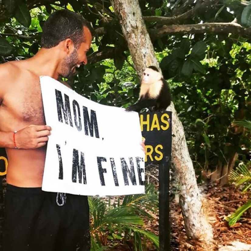 Mamá, estoy bien - el chico lo dejó todo para viajar por el mundo, pero no se olvida de su mamá