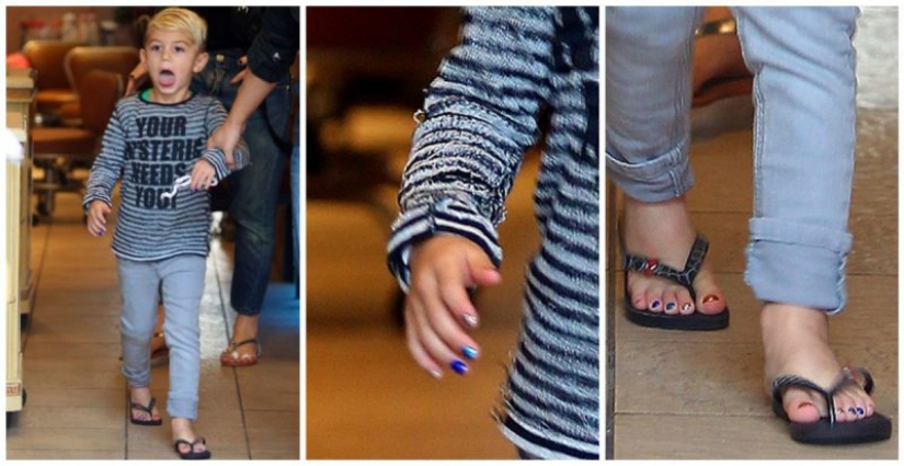 "Mama, yo una Princesa!": 4 celebridades usando los hijos varones como las niñas