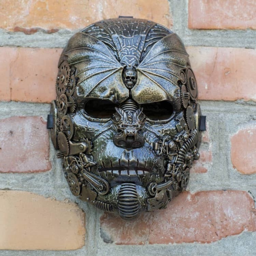 Masks in steampunk style by Dmitry Bragin from Kharkov