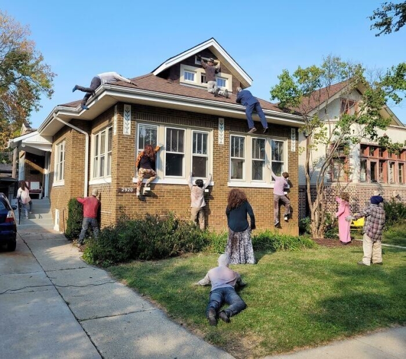 Memno, a gran escala, pesadilla: 30 ejemplos de decoración ingeniosa de los fanáticos de Halloween Memno, a gran escala, pesadilla: 30 ejemplos de decoración ingeniosa de los fanáticos de Halloween