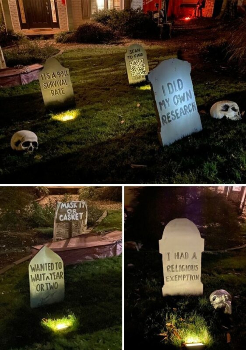 Memno, large-scale, nightmarish: 30 examples of ingenious decor from Halloween fans Memno, large-scale, nightmarish: 30 examples of ingenious decor from Halloween fans