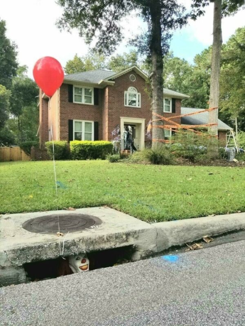 Memno, large-scale, nightmarish: 30 examples of ingenious decor from Halloween fans Memno, large-scale, nightmarish: 30 examples of ingenious decor from Halloween fans