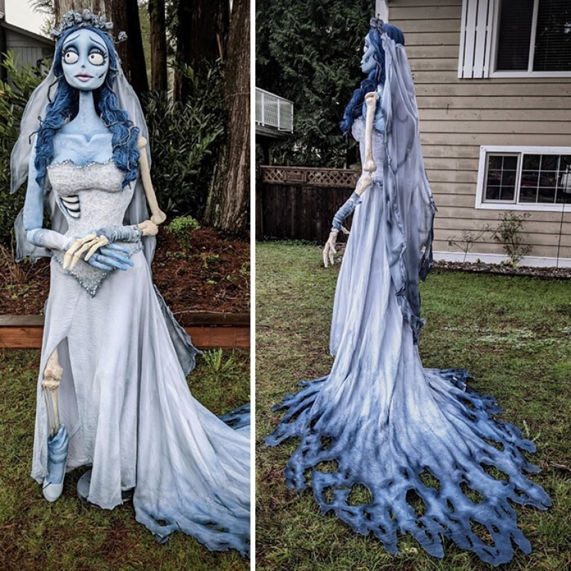 Memno, large-scale, nightmarish: 30 examples of ingenious decor from Halloween fans Memno, large-scale, nightmarish: 30 examples of ingenious decor from Halloween fans