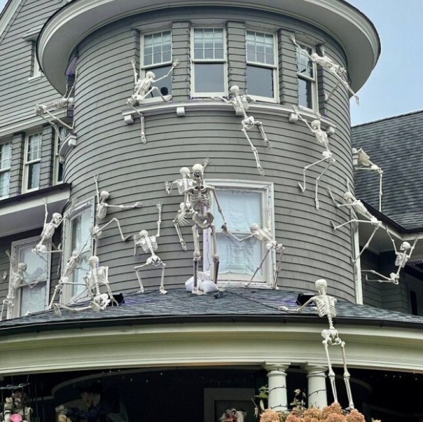Memno, large-scale, nightmarish: 30 examples of ingenious decor from Halloween fans Memno, large-scale, nightmarish: 30 examples of ingenious decor from Halloween fans