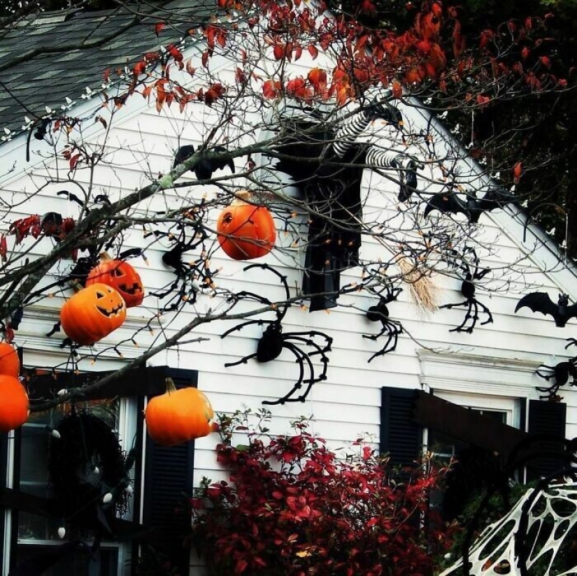Memno, large-scale, nightmarish: 30 examples of ingenious decor from Halloween fans Memno, large-scale, nightmarish: 30 examples of ingenious decor from Halloween fans