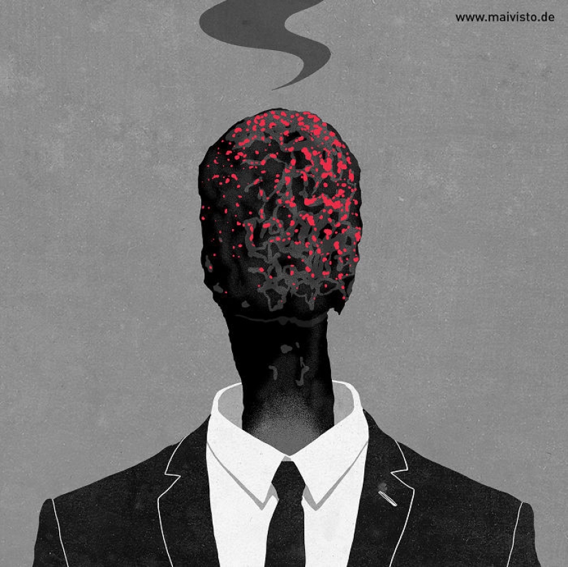 Merciless illustrations are not for everyone with deep meaning