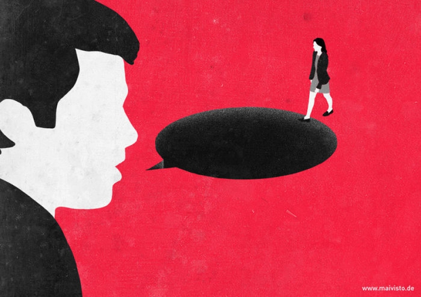 Merciless illustrations are not for everyone with deep meaning