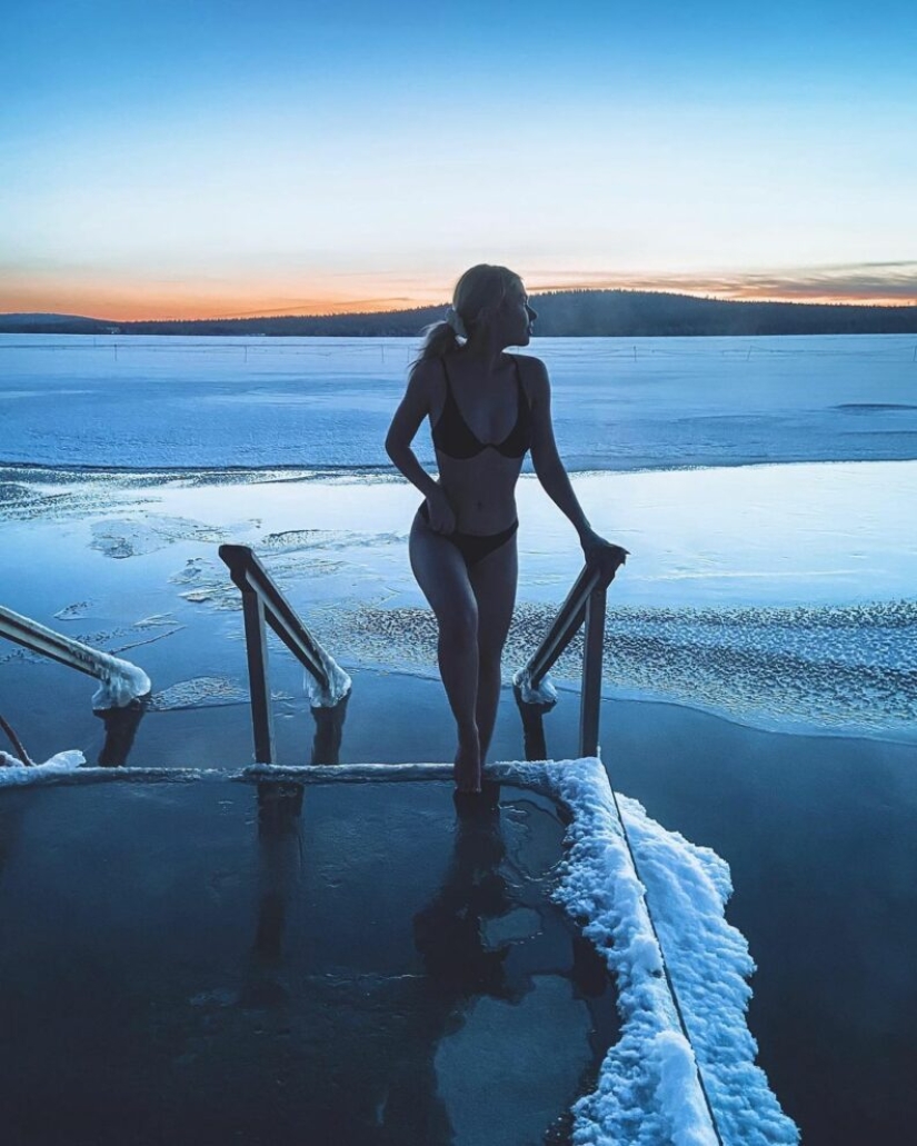 "Miss Finland 2021" Essie Unkuri recalled an old video with swimming in an ice hole "Miss Finland 2021" Essie Unkuri recalled an old video with swimming in an ice hole