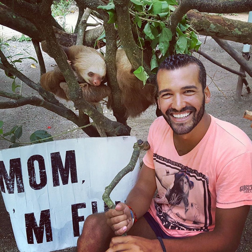 Mom, I'm okay - the guy gave up everything to travel the world, but does not forget about his mom Mom, I'm okay - the guy gave up everything to travel the world, but does not forget about his mom