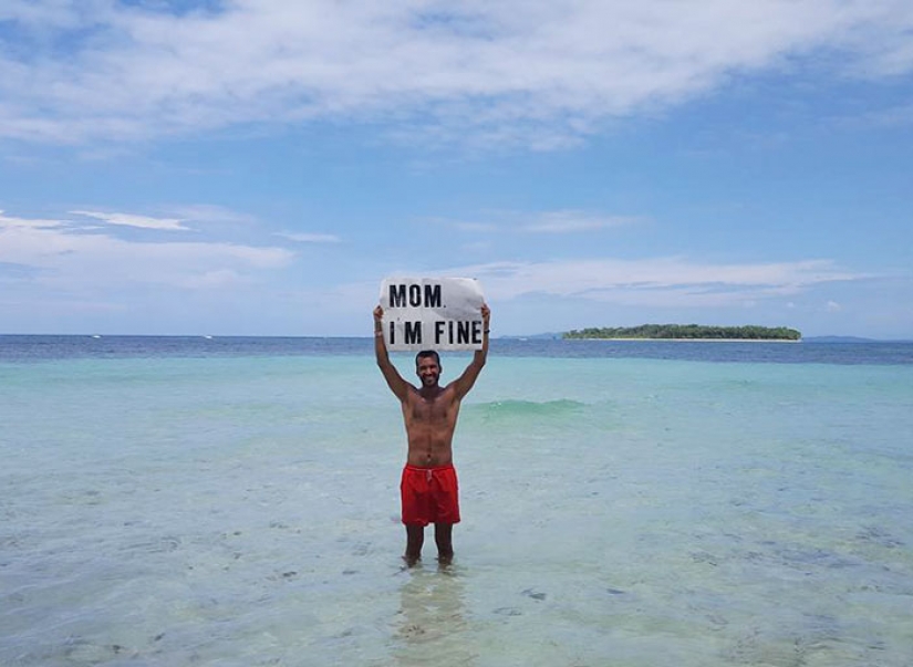 Mom, I'm okay - the guy gave up everything to travel the world, but does not forget about his mom Mom, I'm okay - the guy gave up everything to travel the world, but does not forget about his mom