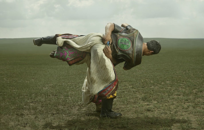 "Mongolian wrestling is like going to war"
