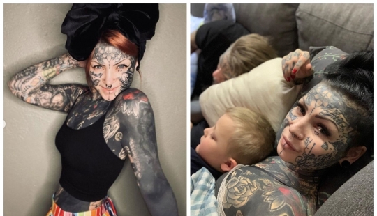 Mother of three from Finland impresses with tattoos and hot photos on social networks Mother of three from Finland impresses with tattoos and hot photos on social networks